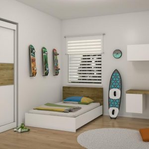 חדר ילדים נוער מעוצב מדגם אלון
