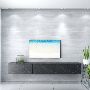 מזנון מרחף לסלון מדגם מונקו - גמר שיש