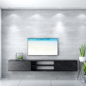 מזנון מרחף לסלון דגם מילאנו - גמר שיש