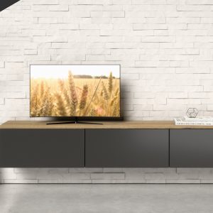 מזנון מרחף לסלון מדגם מונקו 3 דלתות 1.60 - מבצע כולל הובלה והרכבה!