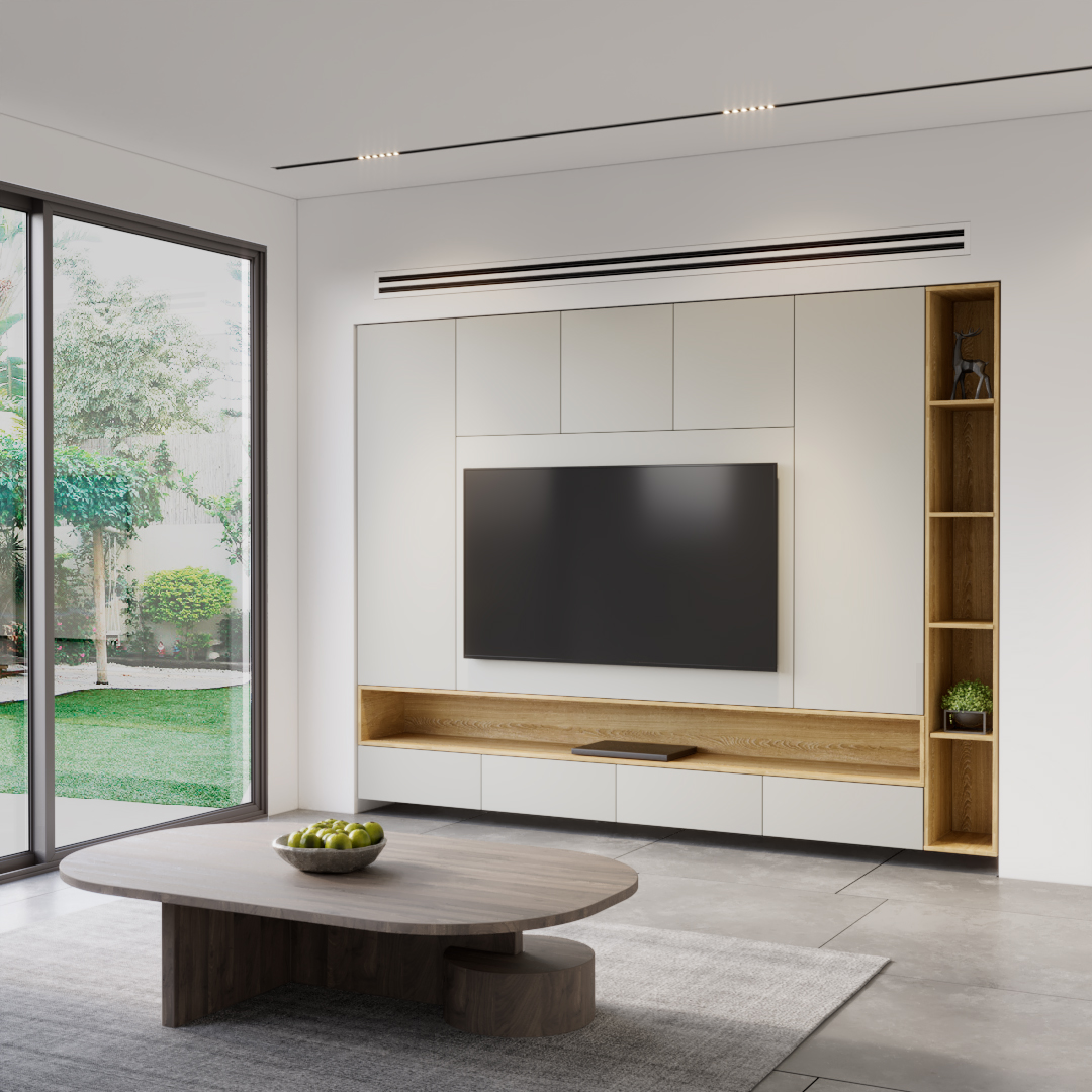 קיר כוח בסלון מדגם וגאס